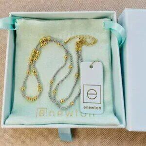 💕Enewton Silver and Gold Bead Necklace✨